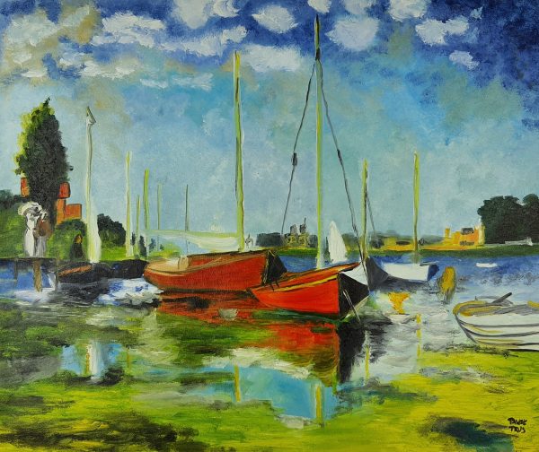 Claude Monet Czerwone Łodzie