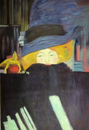 Gustav Klimt Kobieta w kapeluszu 60x90