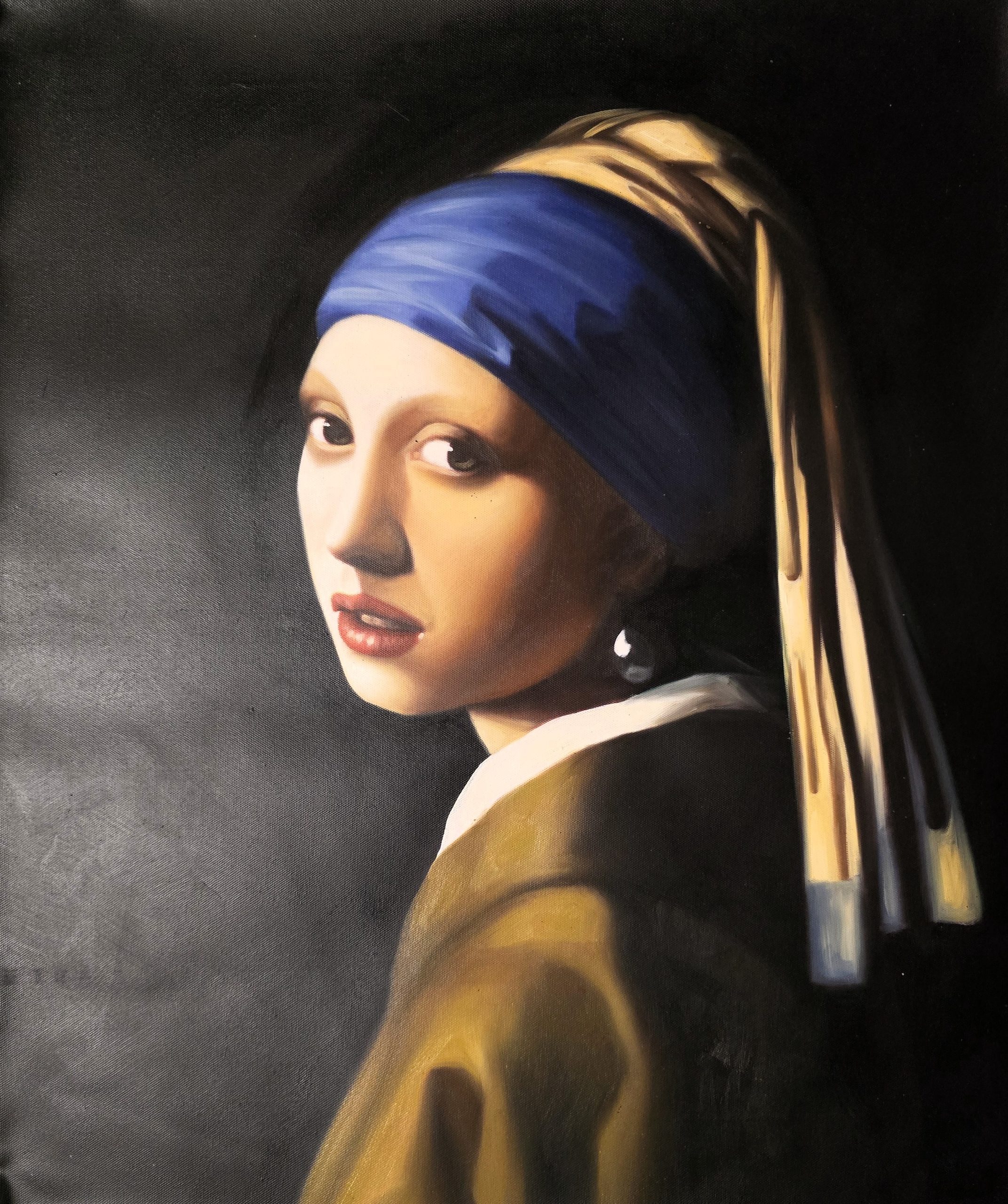 Johannes Vermeer Dziewczyna z perłą 50x60
