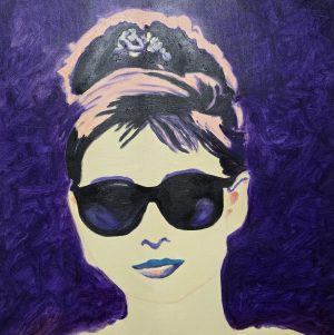 Andy Warhol Audrey Hepburn 50×50 cm